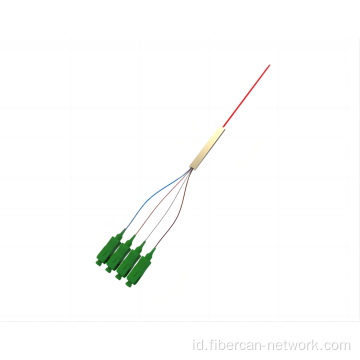 Splitter PLC serat optik, jenis tabung mini